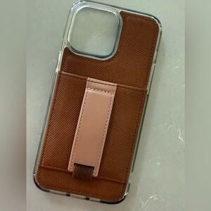 Walli STORY MADISON VINING iPhone 14 Pro Max Phone Case Card Holder Finger Loop